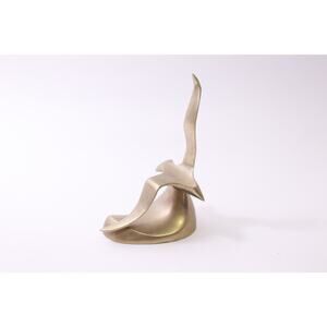 Vintage, MCM, Seagull, Brass, Sculpture, Bird, Art Object, ~ 251227-WH 1254
